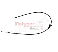 Bonnet opening cable Rear 3160055 METZGER for BMW 5 5 Touring 6 6 Convertible