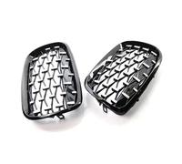 Bonnet Compatible With BMW For X6 M E71 2009 2010 2011 2012 2013 2014 Car Grille Front Kidney Grill Diamond Style Chrome Black Radiator Grilles