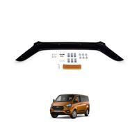 Bonnet Deflector Front Black Acrylic 4 mm Premium Compatible With Ford Custom 2018-2022 30300318-010409-40010101