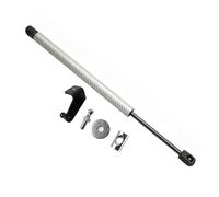 Bonnet Gas Spring Struts 1Piece For For Fiesta MK7 2012-2019 Front Bonnet Hood Modify Gas Strut Prop Rod Lift Support Shock Absorber Accessories Bar(Silver carbon fiber)