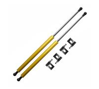 Bonnet Gas Springs For Mitsubishi For Lancer For Evolution EVO 7 8 9 Hood Struts Front Bonnet Lift Support Cylinders Shock Damper Piston Rod Prop Lift Support(Yellow carbon fiber)