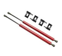 Bonnet Gas Springs For Mitsubishi For Lancer For Evolution EVO 7 8 9 Hood Struts Front Bonnet Lift Support Cylinders Shock Damper Piston Rod Prop Lift Support(Red carbon fiber)