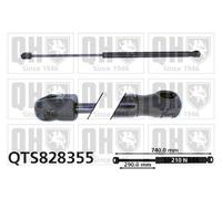 Bonnet Gas Strut for Audi Q3 11-18 8U0823359B QTS828355