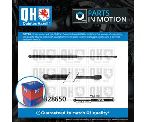 Bonnet Gas Strut QTS828650 Quinton Hazell Spring Lift Front Quality Guaranteed