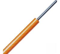 Bonnet Gas Struts 9 Colors Carbon Fiber Bonnet Hood Gas Struts Springs Dampers For Nissan For Murano For Z51 2008-380MM Bonnet Gas Springs(Orange)