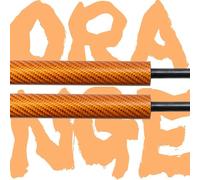 Bonnet Gas Struts For MG GT MG5 2nd 2020-present Lift Supports Front Cover Modify Gas Damper Spring Shock No-Drill Bonnet Gas Springs(Orange Carbon Fiber)