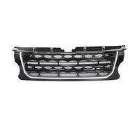 Bonnet Grille For Land For Rover For Discovery 4 LR4 L319 2014-2016 Car Front Bumper Grille Upper Centre Panel Racing Grill Lower Grille(Black Net Silver Bar)