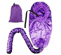 Bonnet Hooded Hair Dryer Attachment - Adjustable Conditioning Cap - Portable Soft Hair Drying Salon Cap With Storage Bag - Women's Hair Styling Accessories Hair Care