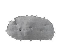 Bonnet Mat Car Front Hood Sound Insulation Pad Cotton Proofing Heat Cover for VW for Golf 6 GTI Engine Heat Insulation Pad(Silver)