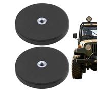 Bonnet Mount Lamp Holder - 2 Piece Lamp Holder, Fog Light Mounting Brackets with Internal Thread, Vibration Resistant Bracket, Car Lighting Bracket, for Trucks, SUVs, Caravans