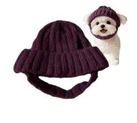 Bonnet pour Chien - Élastique Et Doux Avec Trous D'Oreilles - Bonnet pour Chiens de Petite Taille | pour Rassemblements Familiaux Voyage Fêtes de Noël Halloween Photographie