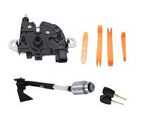 Bonnet Release Lock Latch Bonnet Catch Engine hood Latch Catch Mechanism Repair Kit with 2 Keys Compatible with Ford Focus MK2 C-MAX 3M5116700BC 1355231