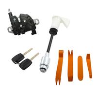 Bonnet Release Lock Latch Repair Kit Long Type and Bonnet Hood Lock Latch Mechanism Block with 4 Pcs Crowbars Catch Compatible With Focus MK2 C-Max 3M5116700BC (25.5cm/10.04inch)