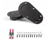 Bonnet Release Lock Latch Universal Racing Car Hood Pin Engine Bonnet Latch Lock Mount Kit Refitting W/Keys Car Car Accessories Hood Lock Catch(Black Without lock)