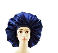 Bonnet Silk Silk Hair Bonnet satin Single Double Layer Cap for Women Sleeping Adjust Head Cover Hat(1pc Color5)