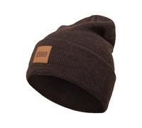 Bonnet Urban Classic leatherpatch long Marron TU