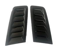 bonnet Vent Grille Duct 2Pcs Car Front Vent Bonnet Air Intake Vents Engine Hood Grille Exterior Parts Compatible With For Focus RS MK2(Black)