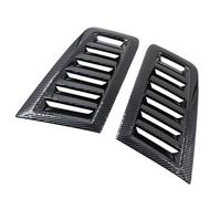 bonnet Vent Grille Duct Car Front Engine Hood Bonnet Vents Air Outlet Compatible With For Mustang For Focus RS ST For Fiesta For Mondeo(Carbon)