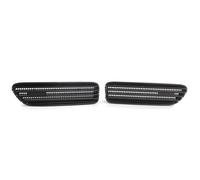 Bonnet Vents Cover Compatible With BMW 3 Series M3 E46 2001 2002 2003 2004 2005 2006 Black Solid Side Vent Grill Front Driver Exterior Hood Upper