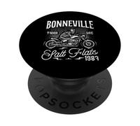 Bonneville Salt Flats Motorcycle Racing Biker Birthday 1987 PopSockets Adhesive PopGrip