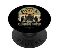 Bonneville Salt Flats Utah International Speedway Retro PopSockets Adhesive PopGrip