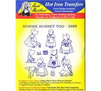 Bonnie Bonnet Too Aunt Martha's Hot Iron Embroidery Transfer