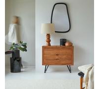 Bonnie - Chest of drawers in solid acacia Brown