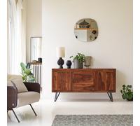 Bonnie - Solid sheesham sideboard 150 cm Brown