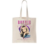 Bonnie Tyler Canvas Tote Bag - Reusable Cotton Shopping Bag, Natural