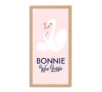 Bonnie Wee Lassie Long Panel Framed Wall Art Print