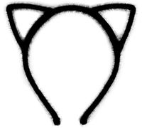Bonnie Z. Leonardo Furry Cat Ears Headband Black