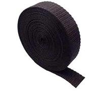 Bonnin 20mm 25mm 38mm and 50mm Polypropylene Nylon Bands Heavy Webbing Strap for DIY Craft Backpack Strapping Tape Lashing Apron Bunting, Black 1 and 5 Meters.(5, 20)