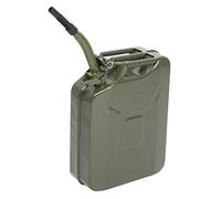 Bonnlo 20 Litres Fuel Oil Storage Can Petrol Diesel Tank with Spout, 0.6 mm Body Thickness (Green)