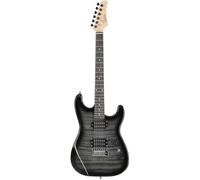 Bonnlo 39" Electric Guitar Kit, HH Pickups Electric guitars with 20W Amp, Bag, Strap, Cable, Full Accessories for Beginners (Black)