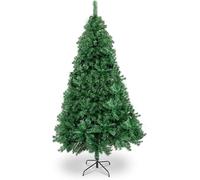 Bonnlo 5ft/1.5M Christmas Tree with 500 PVC Tips, Realistic Green Artificial Xmas Tree with Metal Stand, Easy Assembly Holiday Decorations
