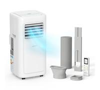 Bonnlo 8000BTU Portable Air Conditioner, 4-in-1 Air Conditioning Unit, Dehumidifier, Sleep Mood, Fan with 2 Speeds - Remote Control and Digital Display, 24H Timer, with Window Kit