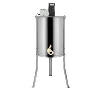 Bonnlo Electric Honey Extractor, 4-Frame Honey Spinner with Height Adjustable Stand & Transparent Lid, Stainless Steel Apiary Centrifuge Equipment