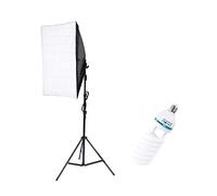 Bonnlo Photography Softbox Lighting Equipment Continuous Lighting System Photo Equipment Softbox Studio lights with Light Stand
