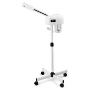 Bonnlo Professional Facial Steamer, LCD Ozone Humidifier 750W Face Steamer, Professional Salon SPA Face Care for Home Beauty Salon, Adjustable Height, Timer, White