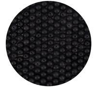 BONNY BOXX 500PCs 8MM Matte Black Acrylic Round Beads, Frosted Plastic Resin Bubblegum Balls Chunky Gumball Beads for Necklace and Bracelet Making, Crafting Supplies