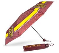 BONNYCO Harry Potter Umbrella Windproof Strong Maroon with Travel Case | Compact Umbrella with Reinforced Structure. Mini Pocket and Folding Brolly for Backpack. Birthday Gifts for Men and Women