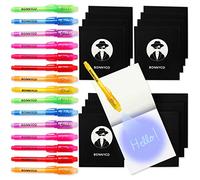 BONNYCO Invisible Ink Pen and Notebook Pack 16, Party Favors for Kids. Magic Spy Pen Goodie Bags Stuffers for Kids, Goody Bag Stuffers Pinata. Return Gifts Birthday Party, Classroom Prizes Students