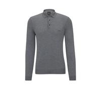 Bono L Polo Jumper - male - Hugo - Polo Shirts - Gray - 2XL - Tops 2XL