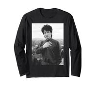 Bono U2 Singer Rock Portrait By David Corio Long Sleeve T-Shirt
