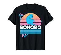 Bonobo Retro Vaporwave Aesthetic Value Graphic T-Shirt, Men, Black, XL