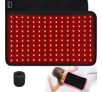 bonodave Red Light Therapy for Body, 19.8" x 12" Infrared Light Therapy Pad, Wearable Red Infrared Light Therapy Device for Back Shoulder Leg Relief Home Office Use, Idea Gift