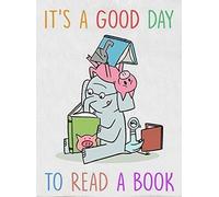 Bonoff It'S A Good Day To Read A Book,Elephant And Piggie Canvas Paintingfor Living Room,Bedroom,Kitchen,Office,Bar,Mural Vintage Decor Poster Wall Art Decor Metal Sign Poster 8X12 Inches