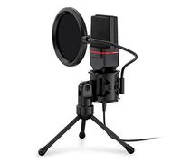 BONOOL Condenser Microphone with Tripod Audio 3.5mm Computer Studio Microphone for PC Phone Recording Phone
