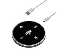 BONOOL Desktop USB Conference Speakerphone Microphone Built-in Speaker 360° Omnidirectional PC Computer Condenser Mic for PC Laptop (Color : D)