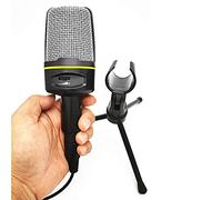 BONOOL Desktop Wired Microphone Laptop Computer Adjustable Tripod Microphone Online Chatting Live Streaming Mic